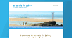 Desktop Screenshot of landedubelier.fr
