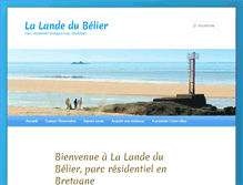Tablet Screenshot of landedubelier.fr